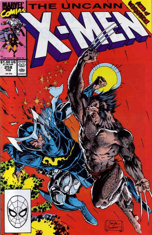 Uncanny X-Men, The #258 VF ; Marvel | Acts of Vengeance Jim Lee