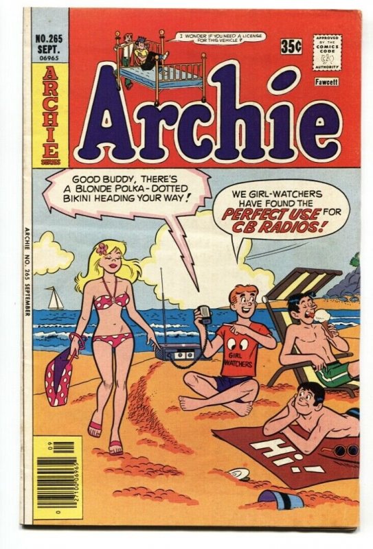 Archie #265-1977-Spicy Betty swimsuit GGA cover