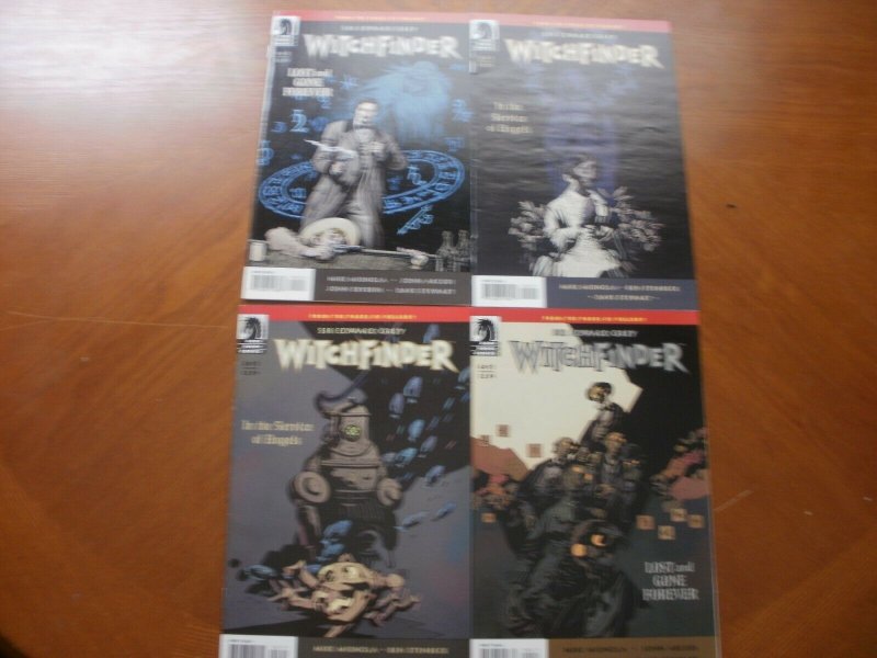 4 Near-Mint Dark Horse Comic WITCHFINDER #1 2 3 4 (2011) Lost Gone Service Angel