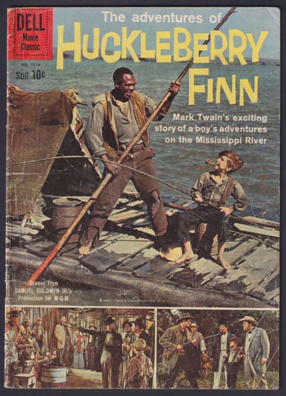 Four Color #1114 Huckleberry Finn VG 4.0 Dell Comic 1960