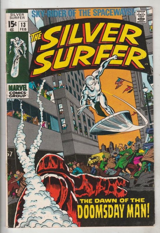 Silver Surfer #13 (Feb-70) FN/VF Mid-High-Grade Silver Surfer