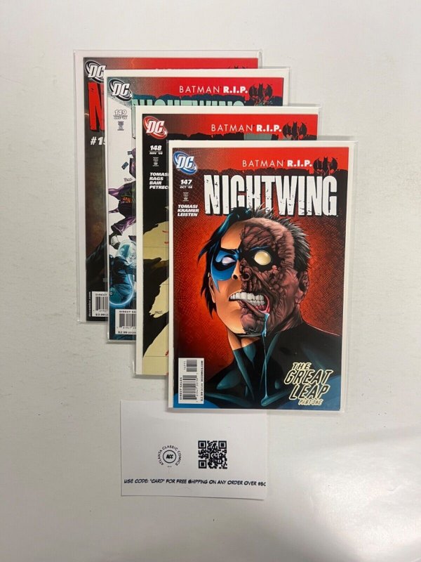 4 Nightwing DC Comic Books # 148 148 149 150 Flash Robin Cat Woman 67 JS41