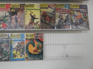 Huge Lot of 66 Comics W/ Classics Illustrated and Illustrated Stories  Avg VG/FN