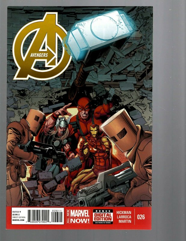 12 Marvel Comics Avengers #26 27 28 29 30 31 32 33 34 34.1 35 36 J446