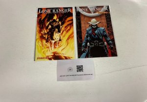 2 Lone Ranger Dynamite Comics books #12 13 Matthews 46 JW34