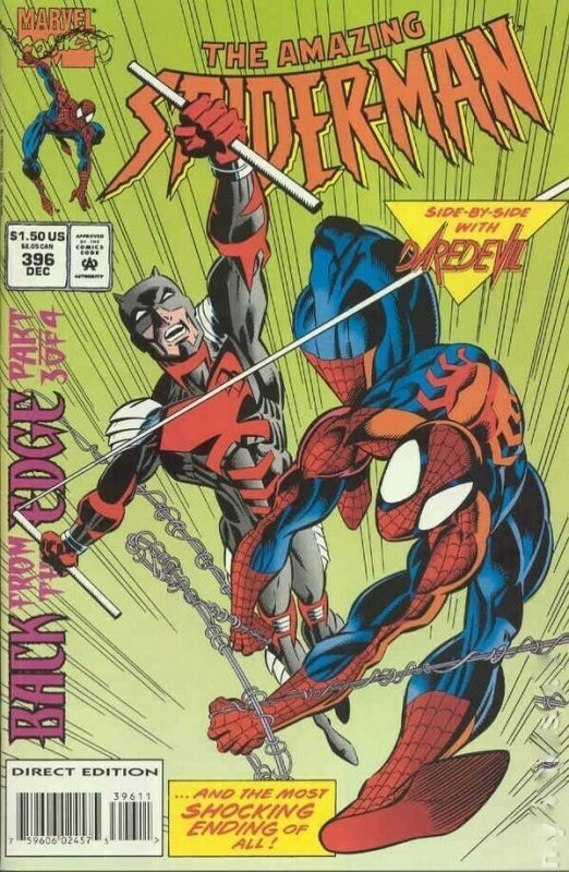 The Amazing Spider-Man Vol 1 #396 Marvel Dec 1994 DareDevil The Owl Vulture Mint