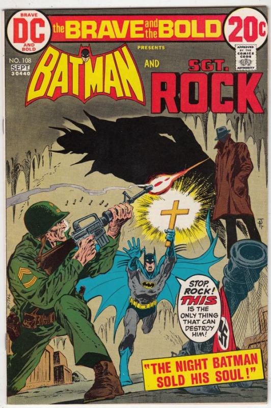 Brave and the Bold, The #108 (Sep-73) NM/NM- High-Grade Sgt. Rock, Batman