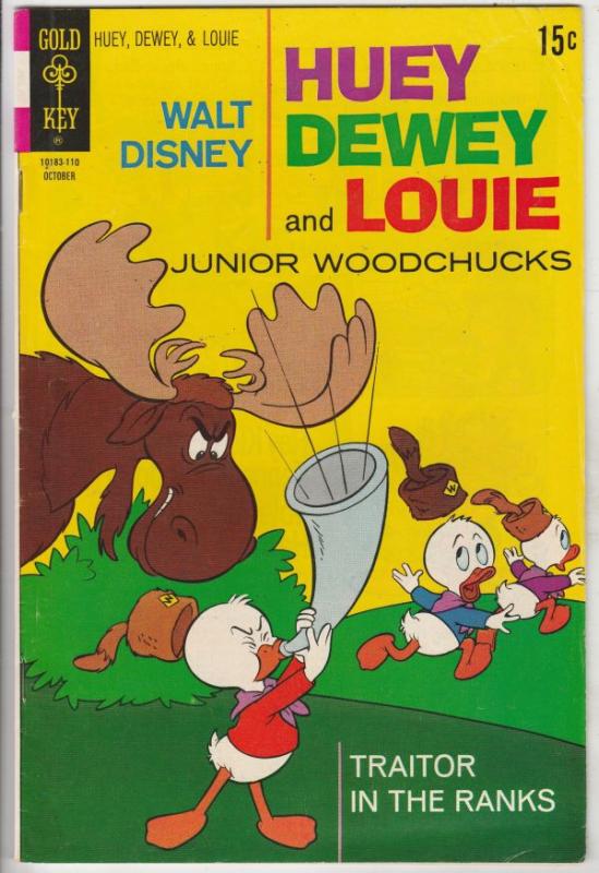 Huey Dewey and Louie Junior Woodchuks #11 (Oct-71) FN Mid-Grade Huey Dewey Louie