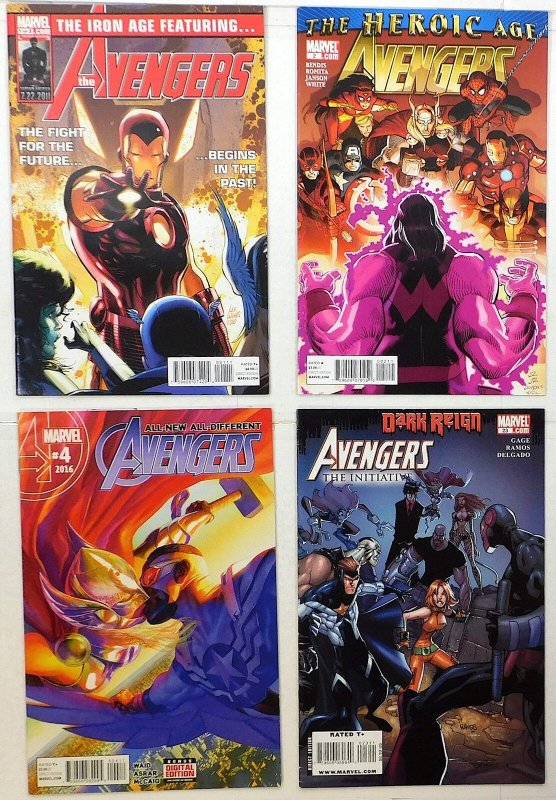 Avengers Lot 4 #All New 4, 2, Initiative 23, Iron Age 1 2009 Marvel Comics