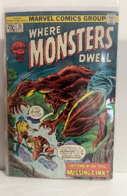 Where Monsters Dwell #36 (1975)