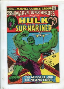 MARVEL SUPER-HEROES #40 - HULK AND SUB-MARINER! - (6.5) 1973