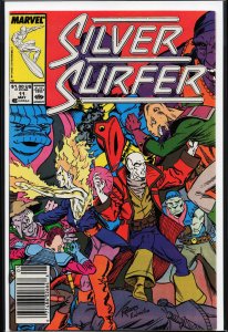 Silver Surfer #11 Newsstand Edition (1988) Silver Surfer