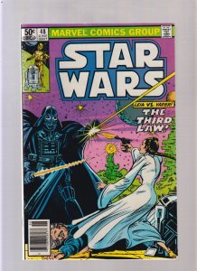 Star Wars #48 -  Newsstand - Darth Vader (7/7.5) 1981