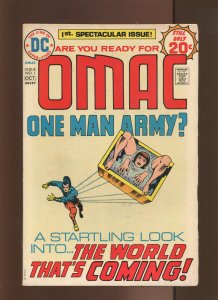 (1974) OMAC #1 - 1ST SPECTACULAR ISSUE! (6.0/6.5)