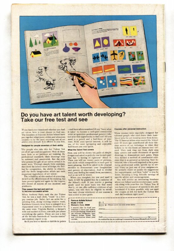 CAPTAIN AMERICA #123 -- comic book -- 1970 -- MARVEL -- NICK FURY -- FN/VF