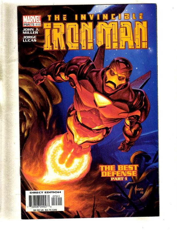 12 Iron Man Marvel Comics #409 410 (2) 411 413 414 415 416 417 418 419 420 MF21