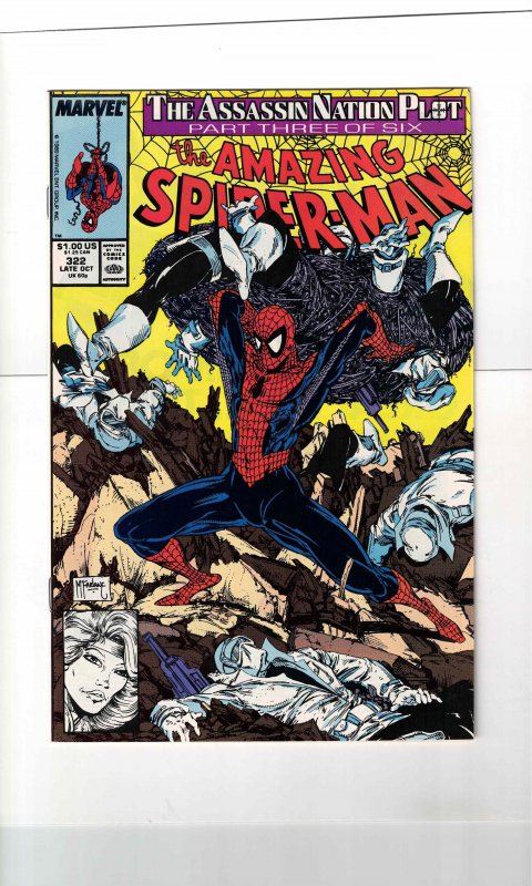 The Amazing Spider-Man #322 (1989) 8.5 VF+