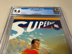 All Star Superman # 1 CGC Graded 9.6 DC Comic Book 2006 Grant Morrison JH31