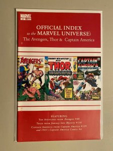 Official Index to the Marvel Universe Avengers Thor & Captain America #2 6.0 FN