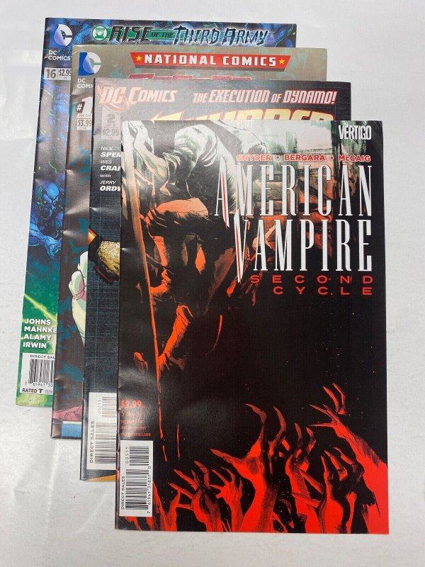 4 DC comic books Green Lantern #16 Eternity #1 Thunder Agents #2 Vampire 11 KM19