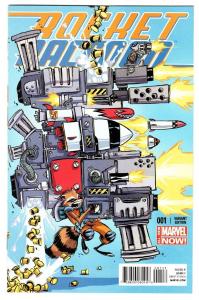 ROCKET RACCOON #1-Variant cover-First issue-marvel 2014-nm-