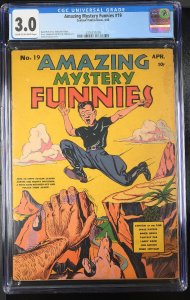 AMAZING MYSTERY FUNNIES #19 CGC 3.0 1940-CENTAUR-WOLVERTON-4376331009