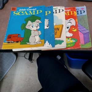 Scamp 5 8 16 Dell 6 36 Gold Key Silver Bronze Age Comics Lot Run Set walt disney