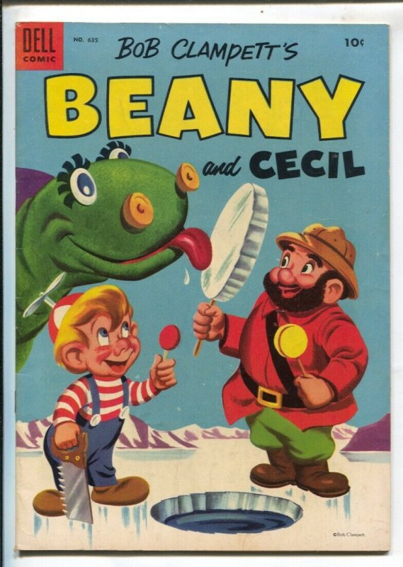 Bob Clampett's Beany and Cecil-Four Color Comics #635 1954-Dell-based on TV c... 