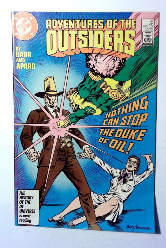Adventures of the Outsiders #44 (1987) DC Comics The Outsiders 1st Print Comic