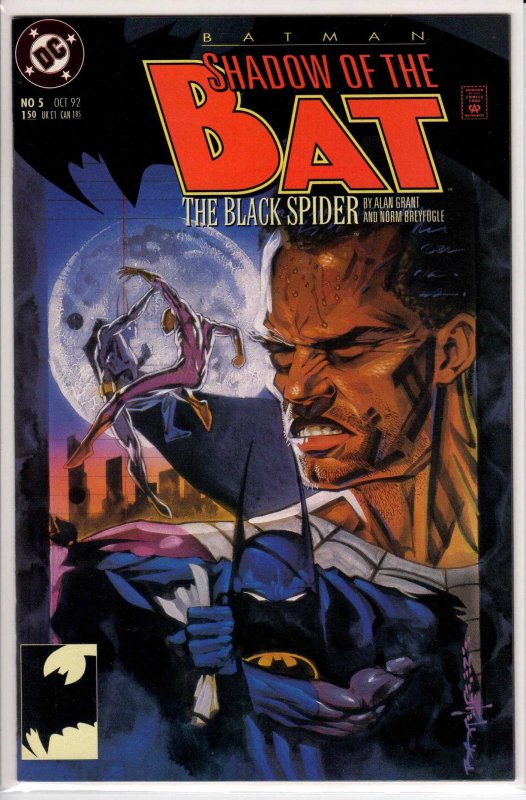 Batman: Shadow of the Bat #5 Direct Edition (1992) 9.2 NM-