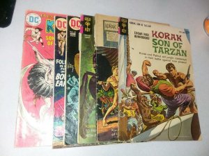 Korak Son Of Tarzan 6 Issue Silver Bronze Age Comics Lot Run Set Collection