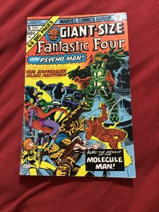 Giant-Size Fantastic Four #5 (1975) 1st Psyco Man! Inhumans Mid-High-Grade FN/VF