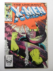The Uncanny X-Men #176 (1983) VG+ Condition moisture stain