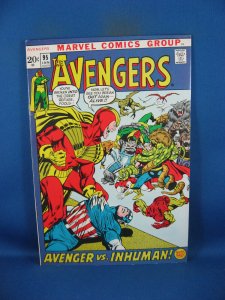 AVENGERS 95 F VF SIGNED NEAL ADAMS MARVEL 1972