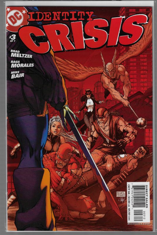 Identity Crisis #1-7 (DC, 2004-2005) NM average - Red Covers