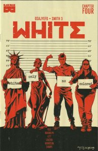 White # 4 Variant Cover NM 2nd Printing Black Mask 2021 [A6]