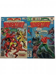 Adventure Comics #474 #476 Set Lot Ditko Interiors Plastic Man Bronze Age DC