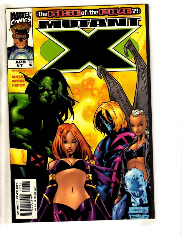 Lot Of 9 Mutant X Marvel Comic Books # 1 2 3 4 5 6 7 8 9 Wolverine X-Men CR41