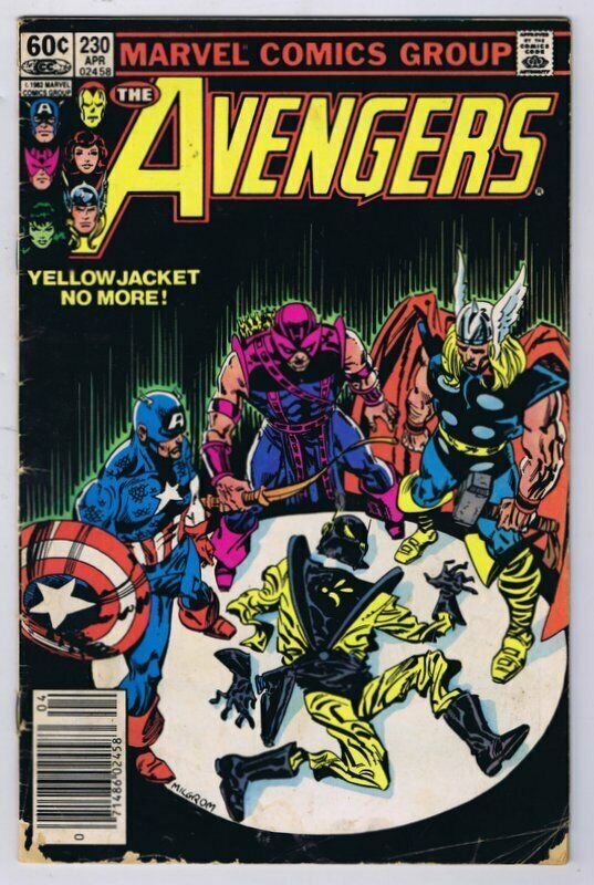 Avengers #230 ORIGINAL Vintage 1983 Marvel Comics Yellowjacket Newsstand 