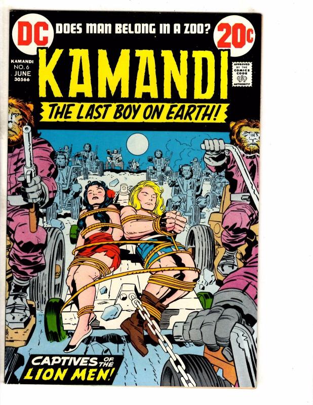 Kamandi # 6 VF/NM DC Comic Book Bronze Age Jack Kirby Series Last Boy Earth J250