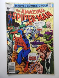 The Amazing Spider-Man #170 (1977) VG Condition! Bug chew on spine