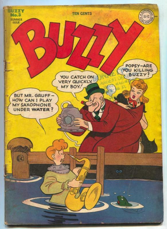 Buzzy #3 1945- DC Teen Humor-Golden Age VG- 