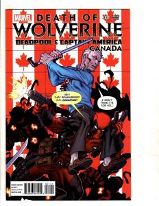 Death Of Wolverine # 1 NM 1st Print Variant Cover Marvel Comic Book Canada J325