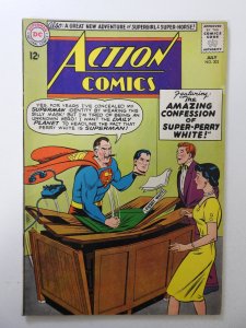 Action Comics #302 (1963) VG+ Condition moisture stain