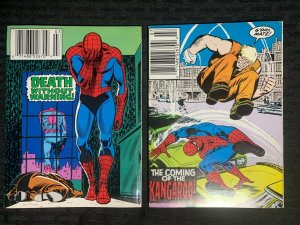 1988 SPIDER-MAN Comics Digest Magazine #8 & 10 FVF 7.0 Romita / Buscema