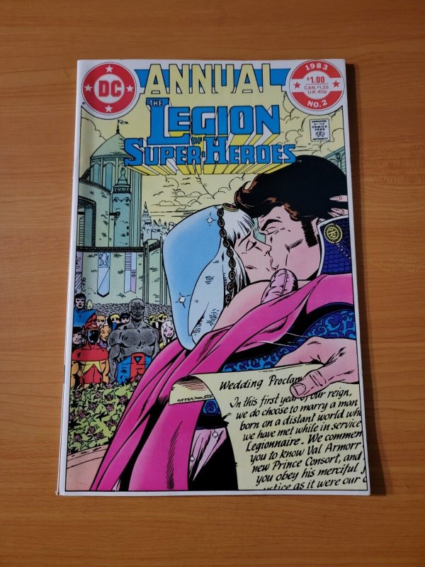 Legion of Super-Heroes Annual #2 Direct Market ~ NEAR MINT NM ~ 1983 DC Comic