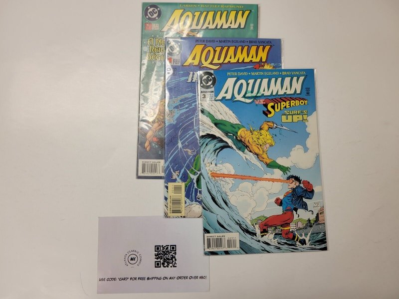 3 Aquaman DC Comic Books #1 3 50 76 TJ17