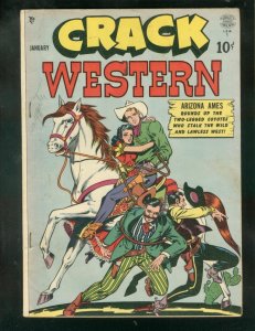 CRACK WESTERN #64 1950-ARIZONA AMES-BILL WARD-R CRANDALL FN