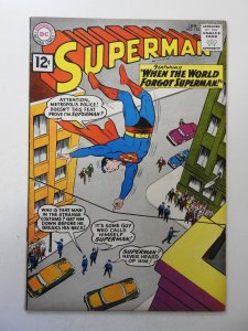 Superman #150 (1962) VG+ Condition moisture stain bc
