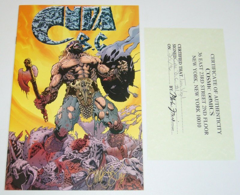 Cuda B.C. #1 VF/NM signed by Tim Vigil with COA - Rebel